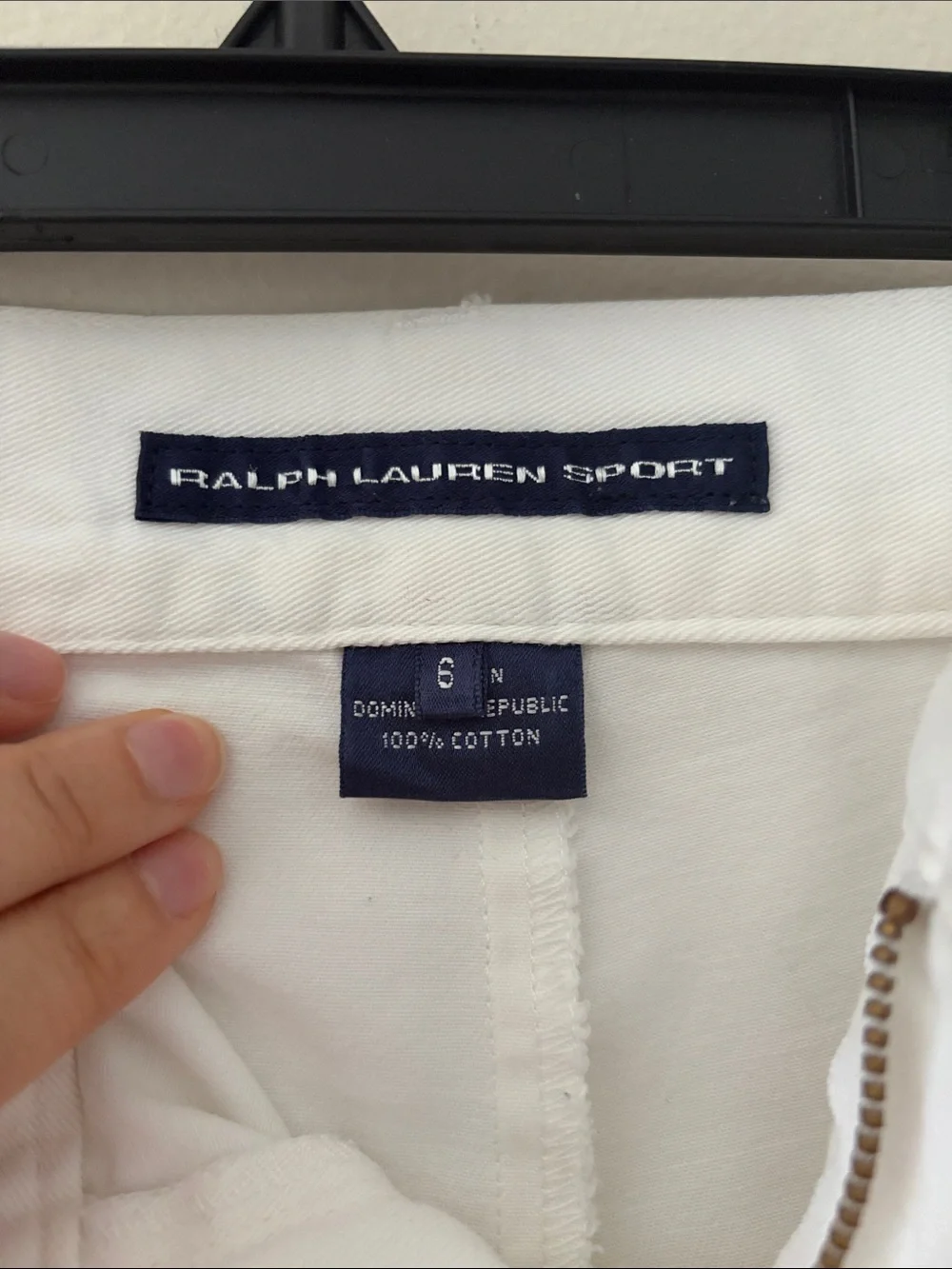 Ralph Lauren 100% Cotton White Cropped Wide-Leg Pants- Size 6!!